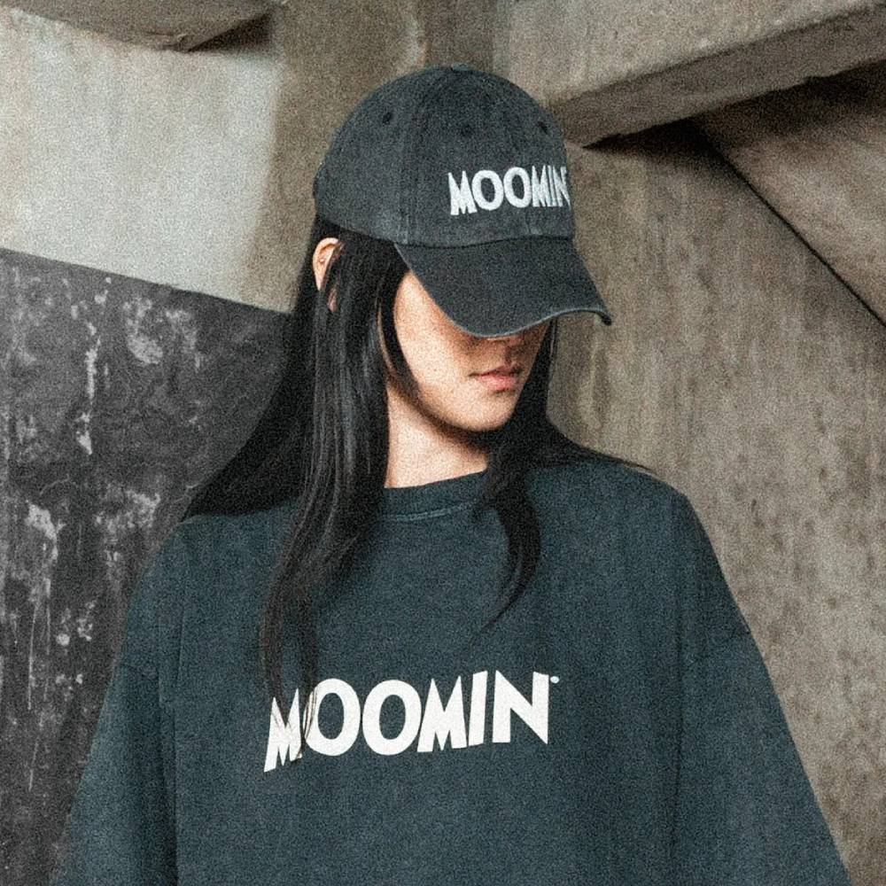 Moomin x Mert Otsamo Logo Cap Vintage Black