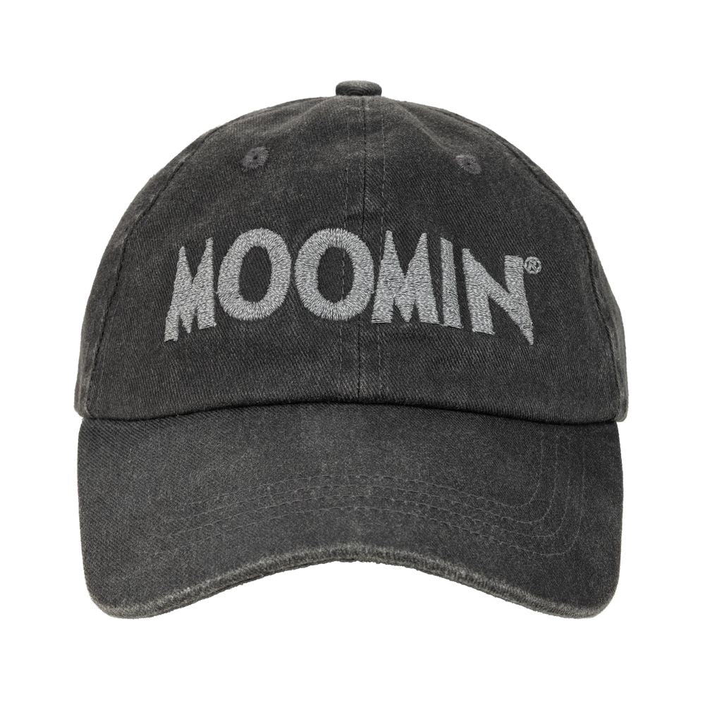 Moomin x Mert Otsamo Logo Cap Vintage Black - The Official Moomin Shop