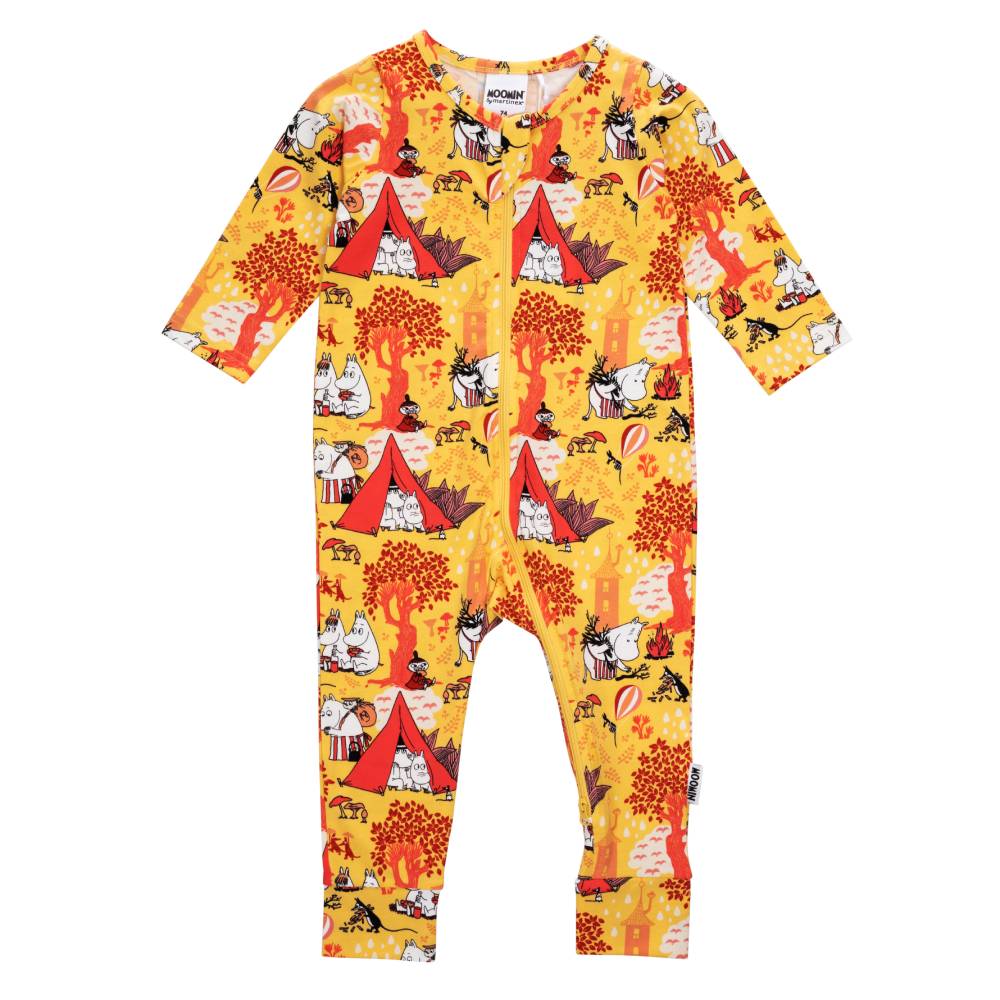 Moomin Camping Pyjamas Yellow - The Official Moomin Shop