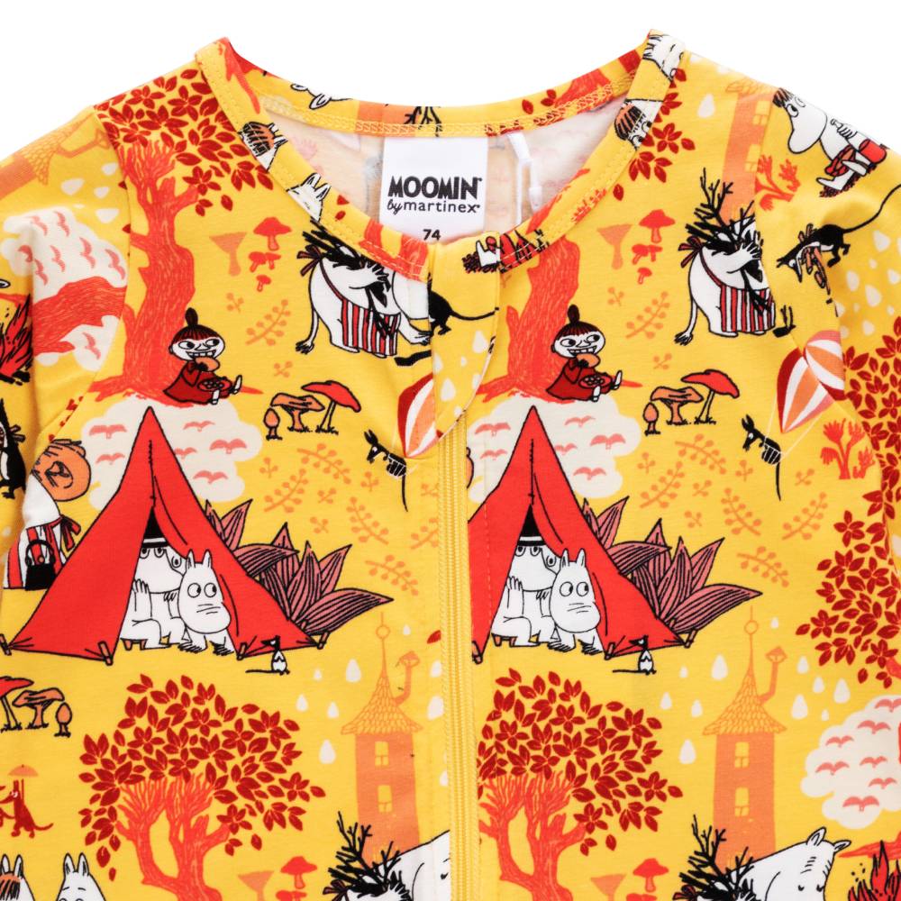 Moomin Camping Pyjamas Yellow - The Official Moomin Shop