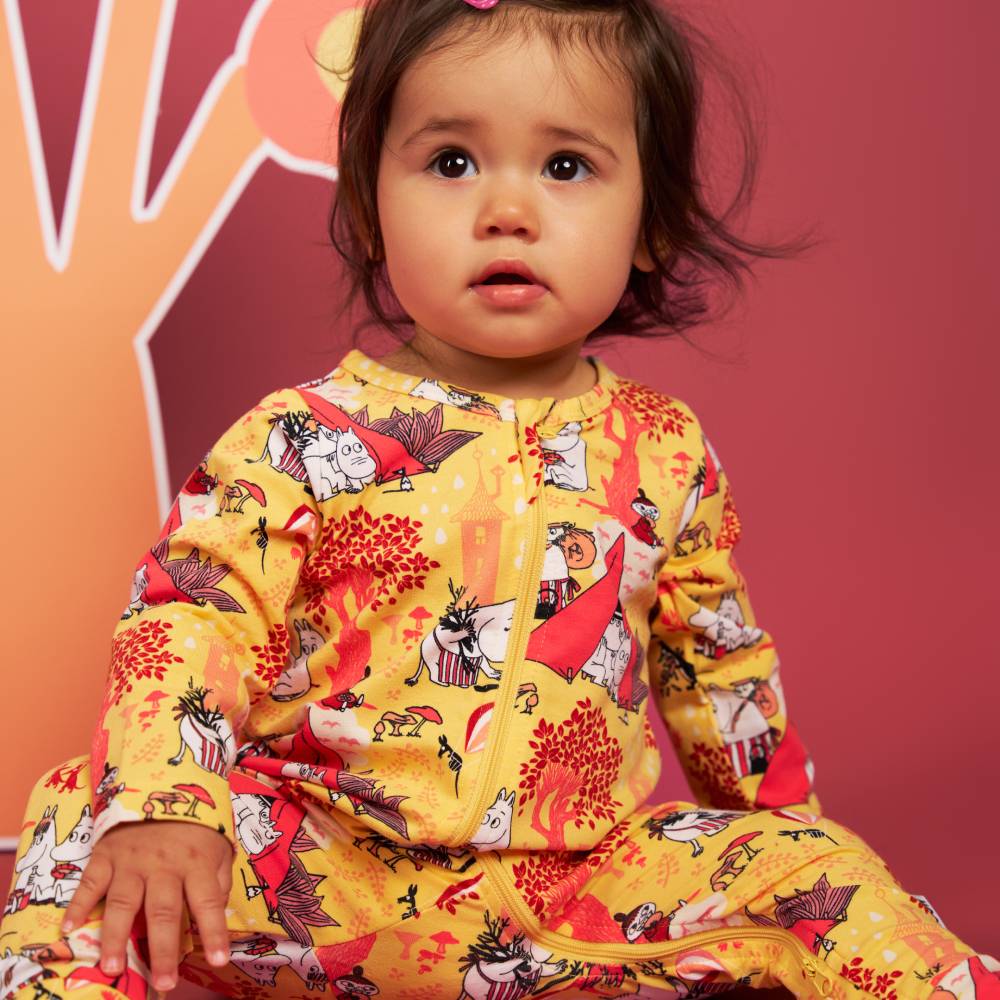 Moomin Camping Pyjamas Yellow - The Official Moomin Shop