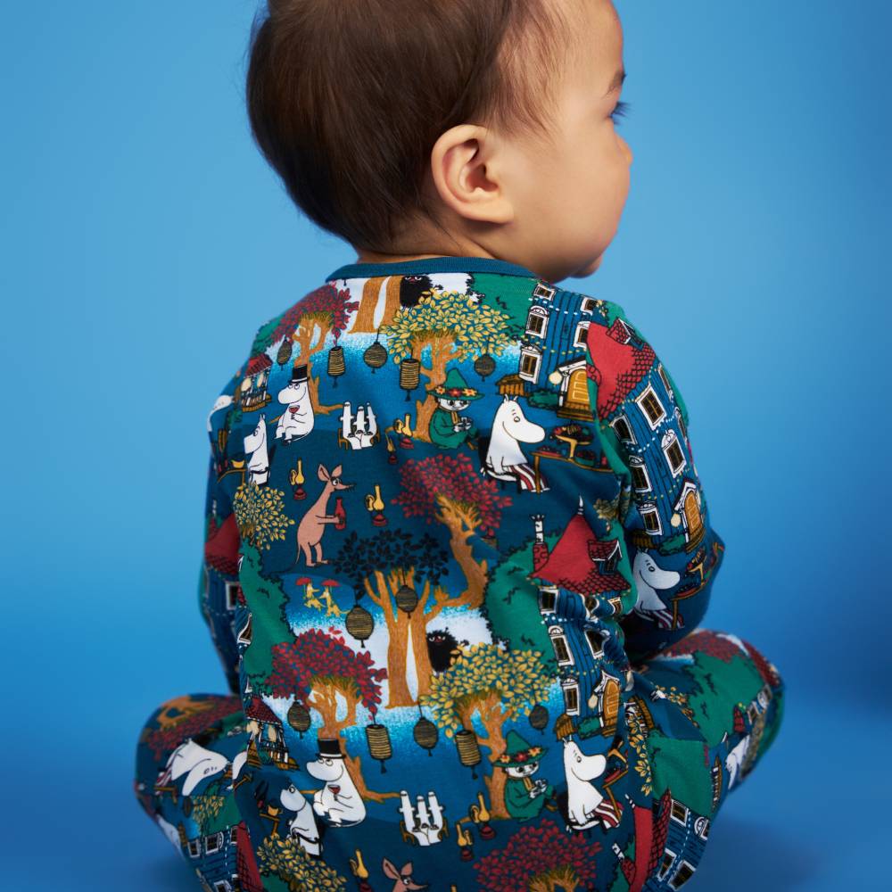 Moomin Festivity Pyjamas Blue - The Official Moomin Shop