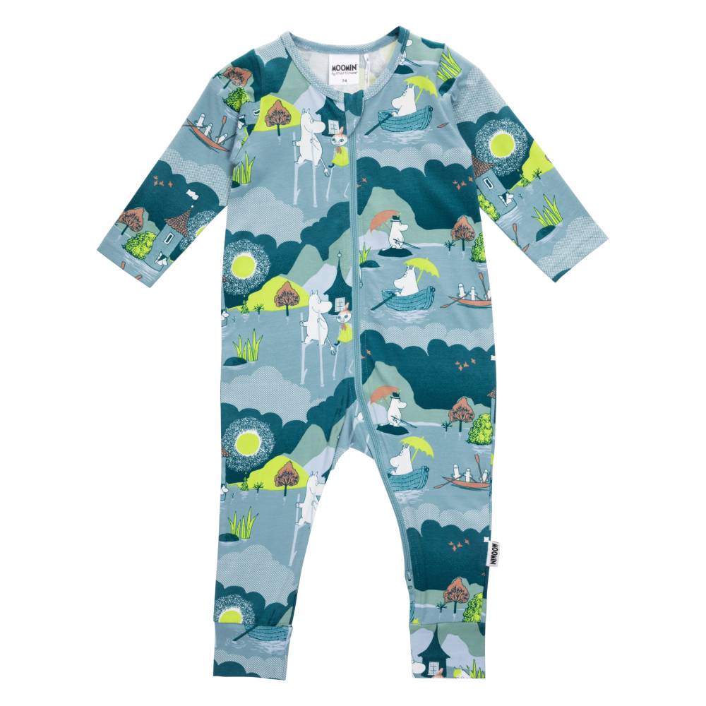 Moomin Deluge Pyjamas Blue - The Official Moomin Shop