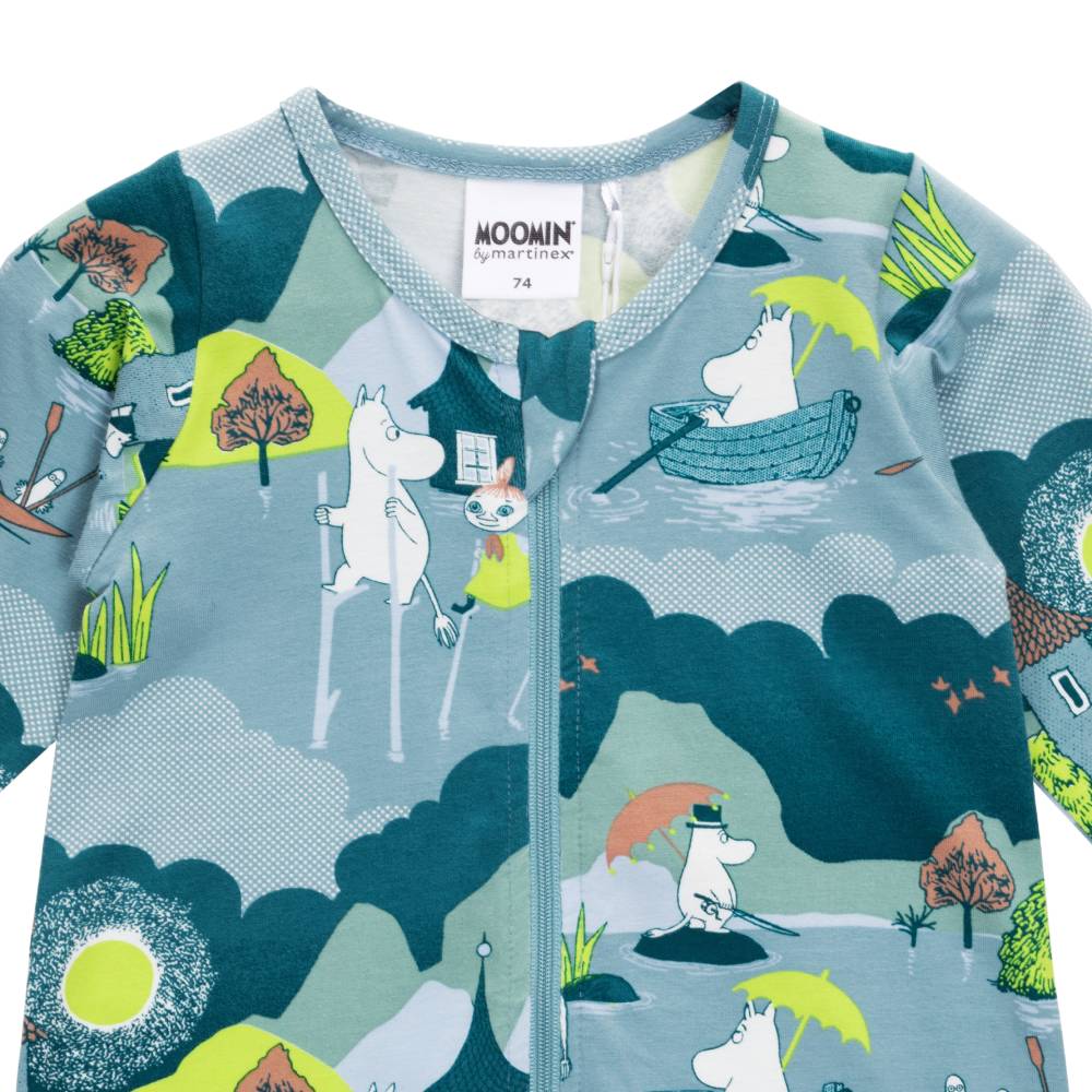 Moomin Deluge Pyjamas Blue - The Official Moomin Shop