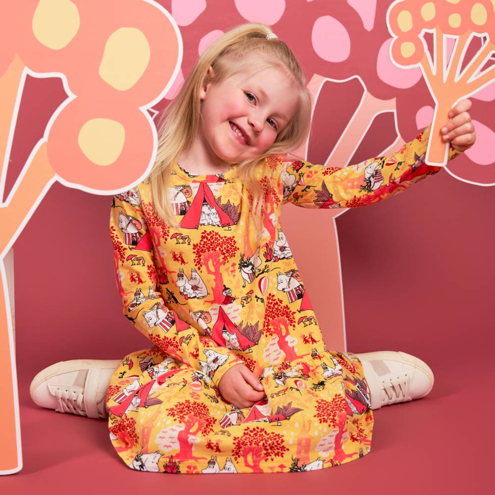 Moomin Camping Dress Yellow - The Official Moomin Shop