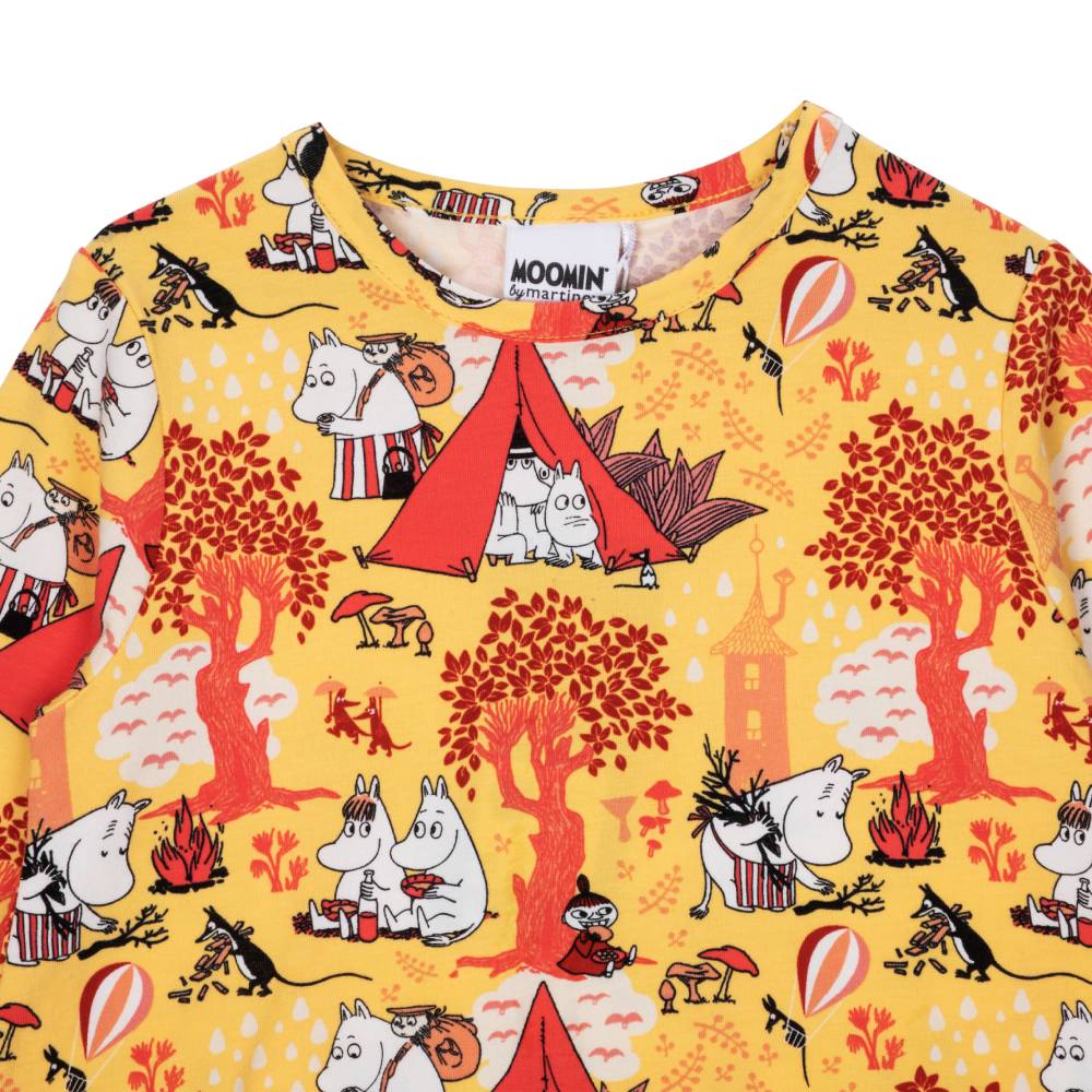 Moomin Camping Dress Yellow - The Official Moomin Shop Moomin Camping Dress Yellow - The Official Moomin Shop