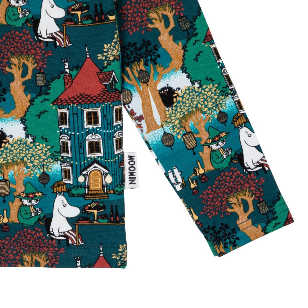 Moomin Festivity Shirt Blue - The Official Moomin Shop