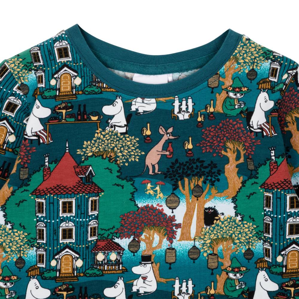 Moomin Festivity Shirt Blue - The Official Moomin Shop