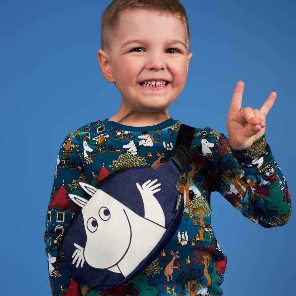 Moomintroll Belt Bag Blue - The Official Moomin Shop