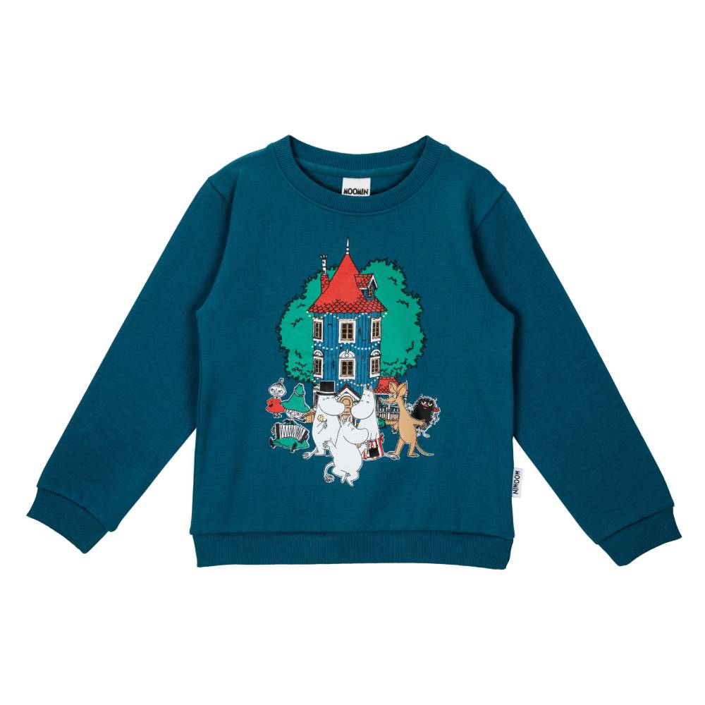 Moomin Festivity Sweatshirt Blue - The Official Moomin Shop