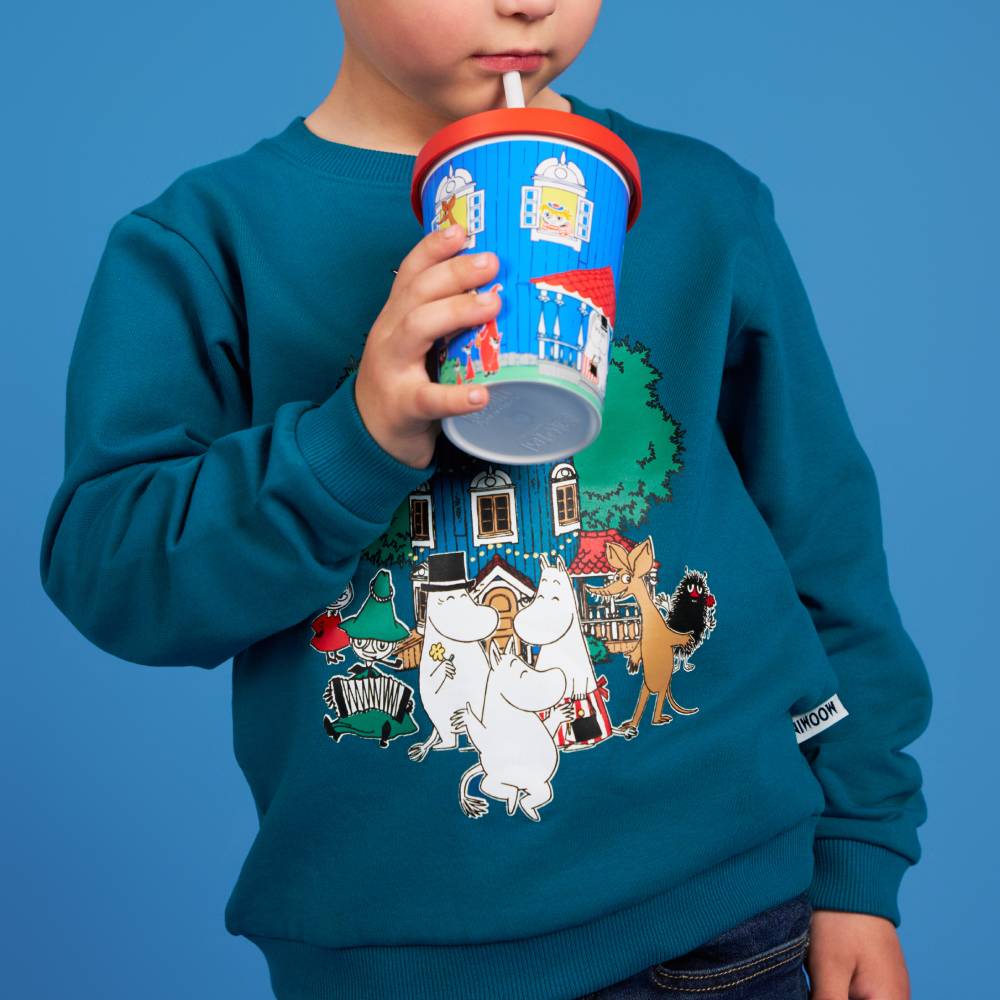 Moomin Festivity Sweatshirt Blue - The Official Moomin Shop