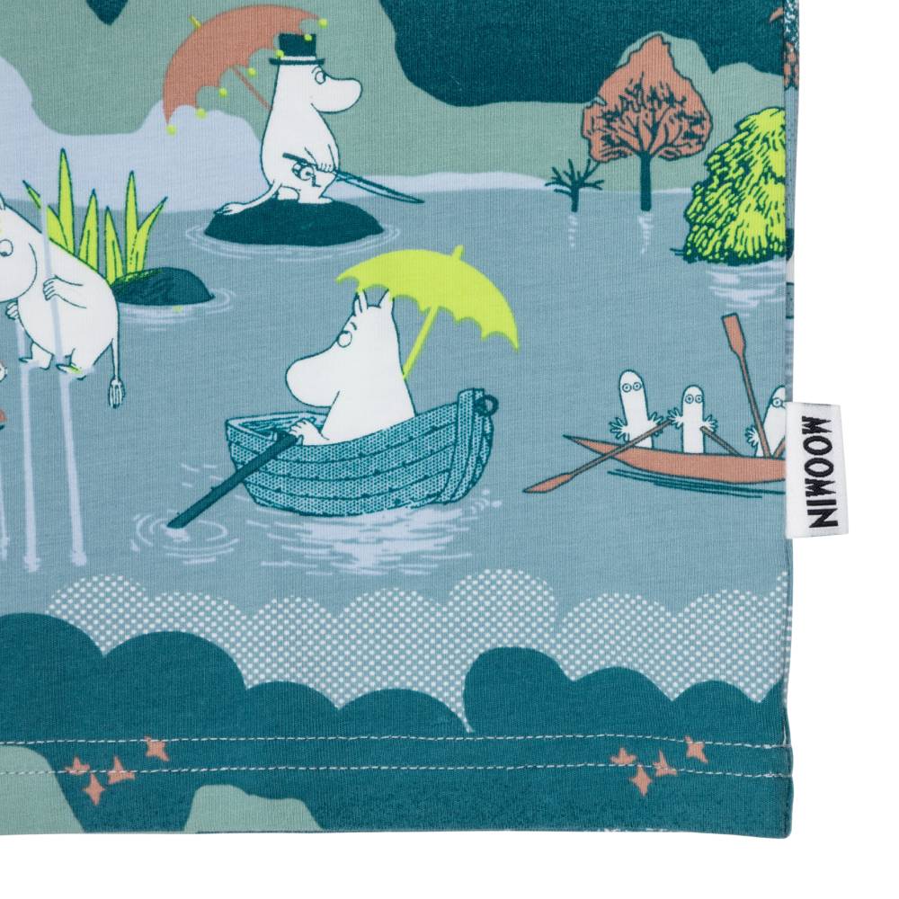 Moomin Deluge T-shirt Blue - The Official Moomin Shop