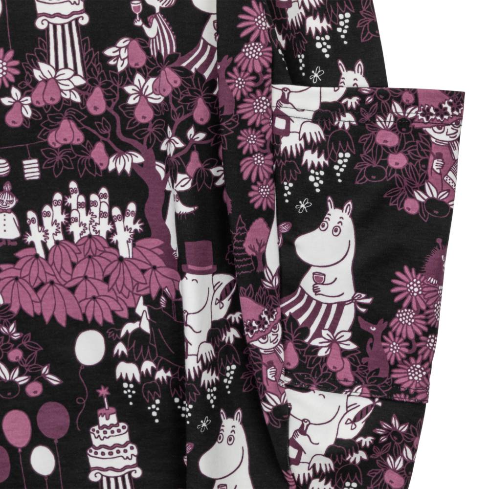 Moomin Party Moment Tunic Plum - The Official Moomin Shop