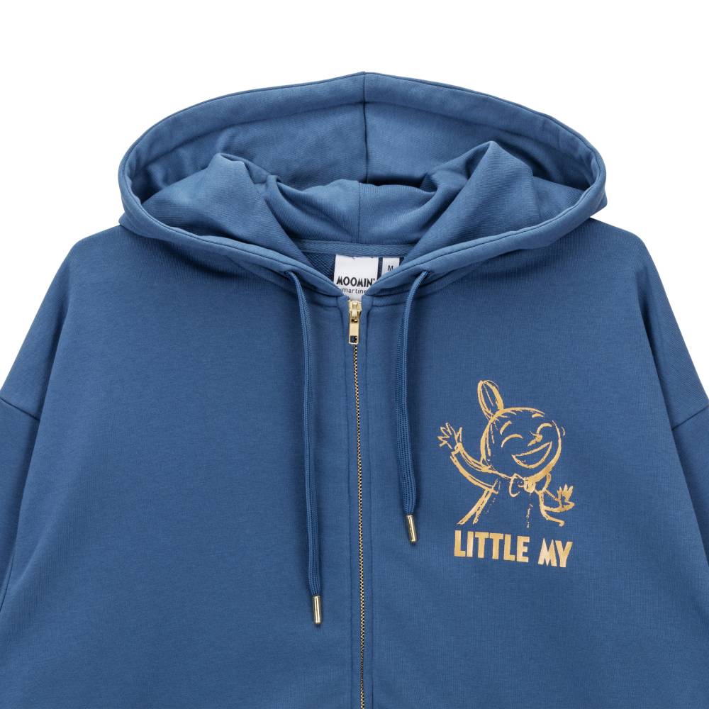 Little My Sketch Hoodie Darkblue - The Official Moomin Shop