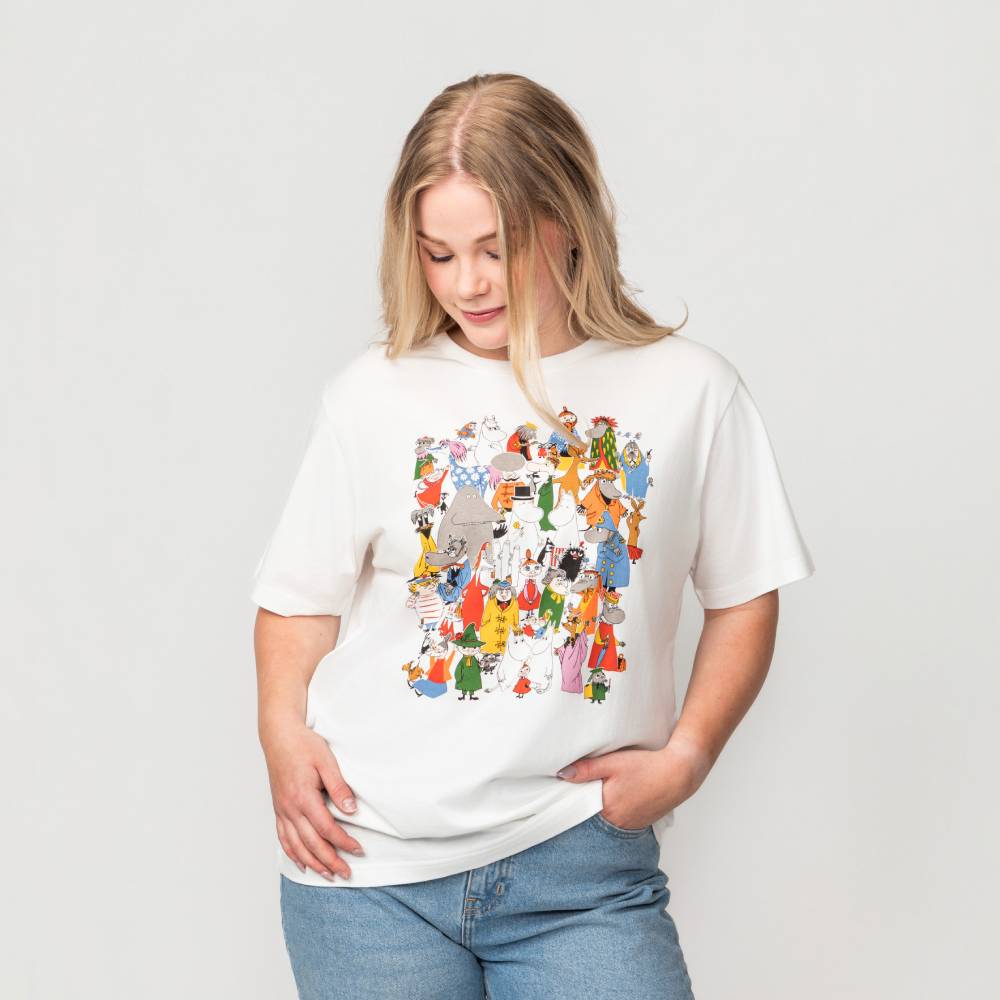 Moomin Class Reunion T-shirt White - The Official Moomin Shop