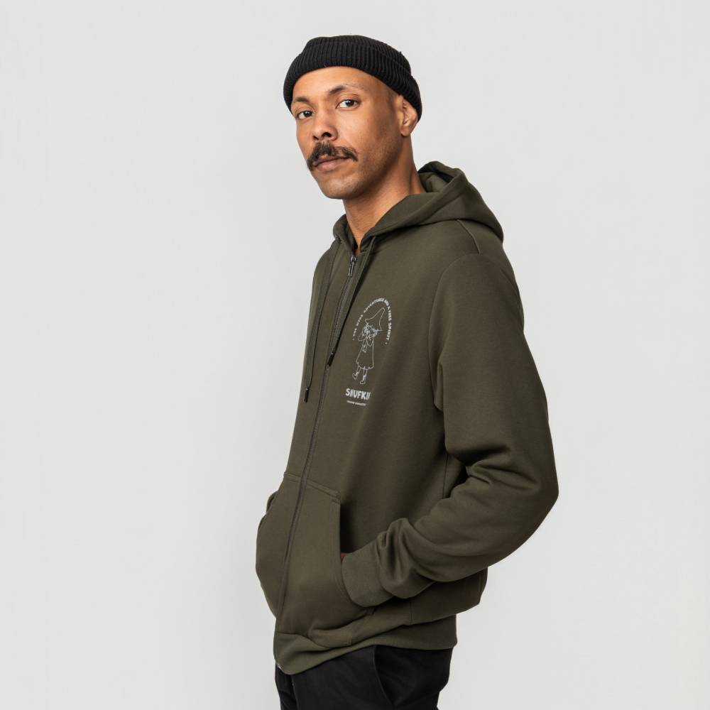 Snufkin Hoodie Green - The Official Moomin Shop