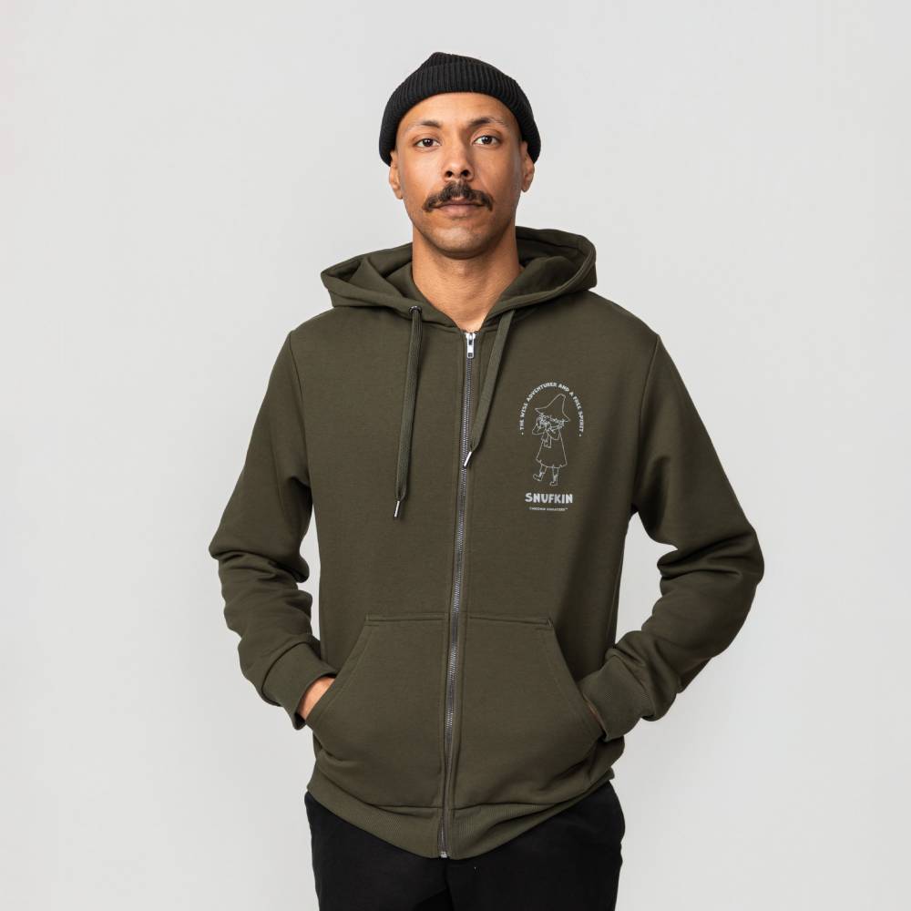 Snufkin Hoodie Green - The Official Moomin Shop