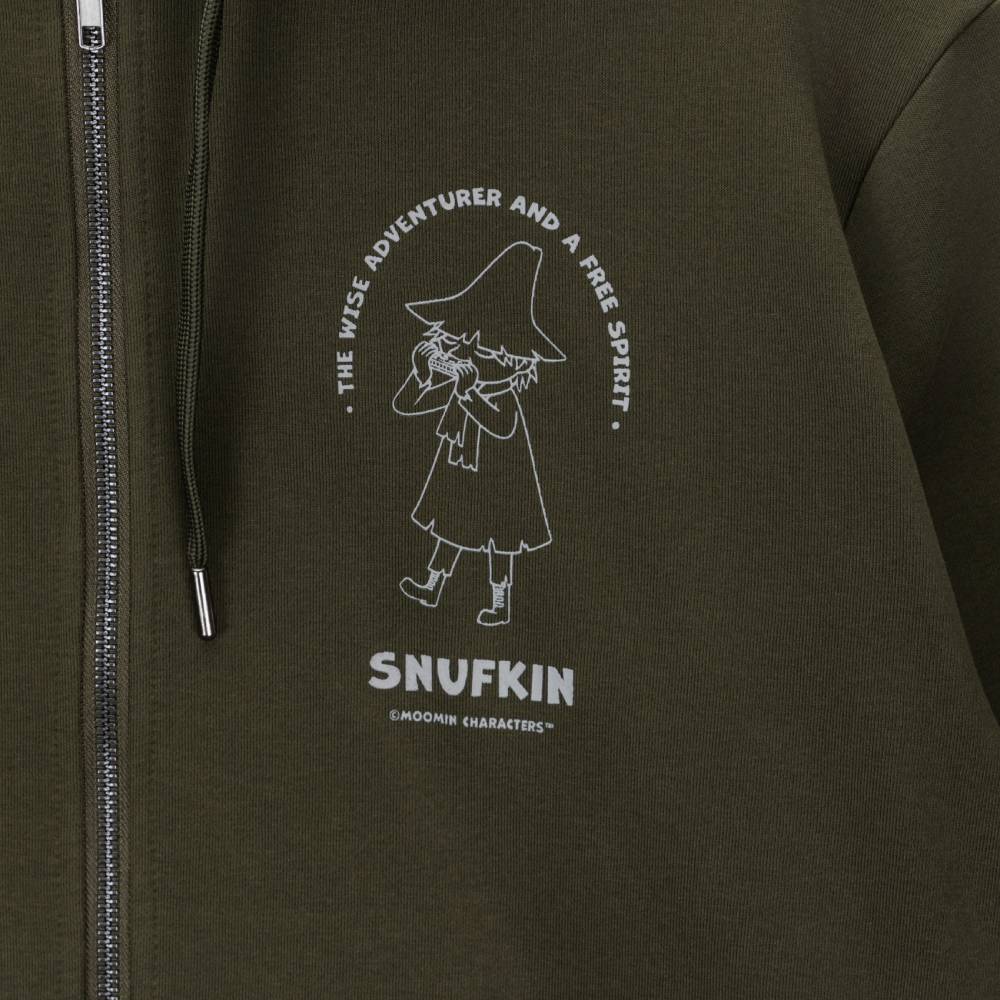 Snufkin Hoodie Green - The Official Moomin Shop