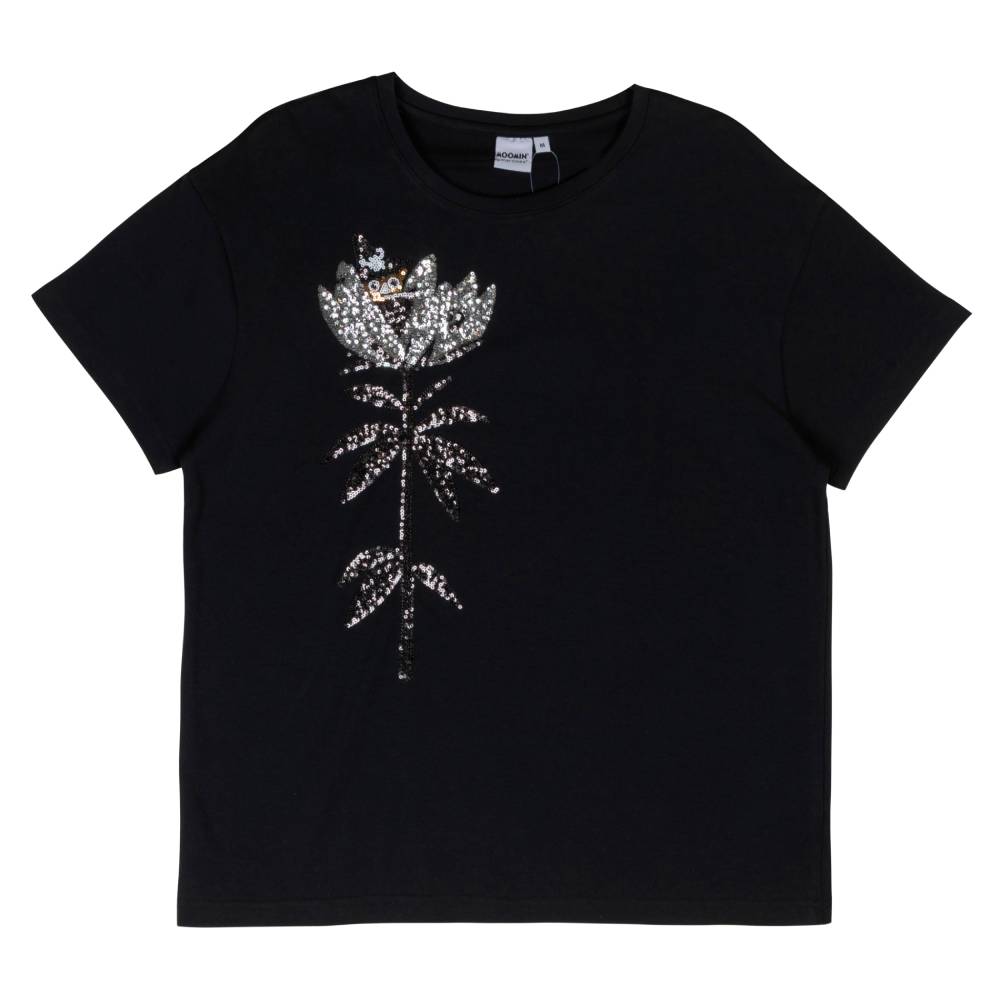 Snufkin Charm T-shirt Black - The Official Moomin Shop