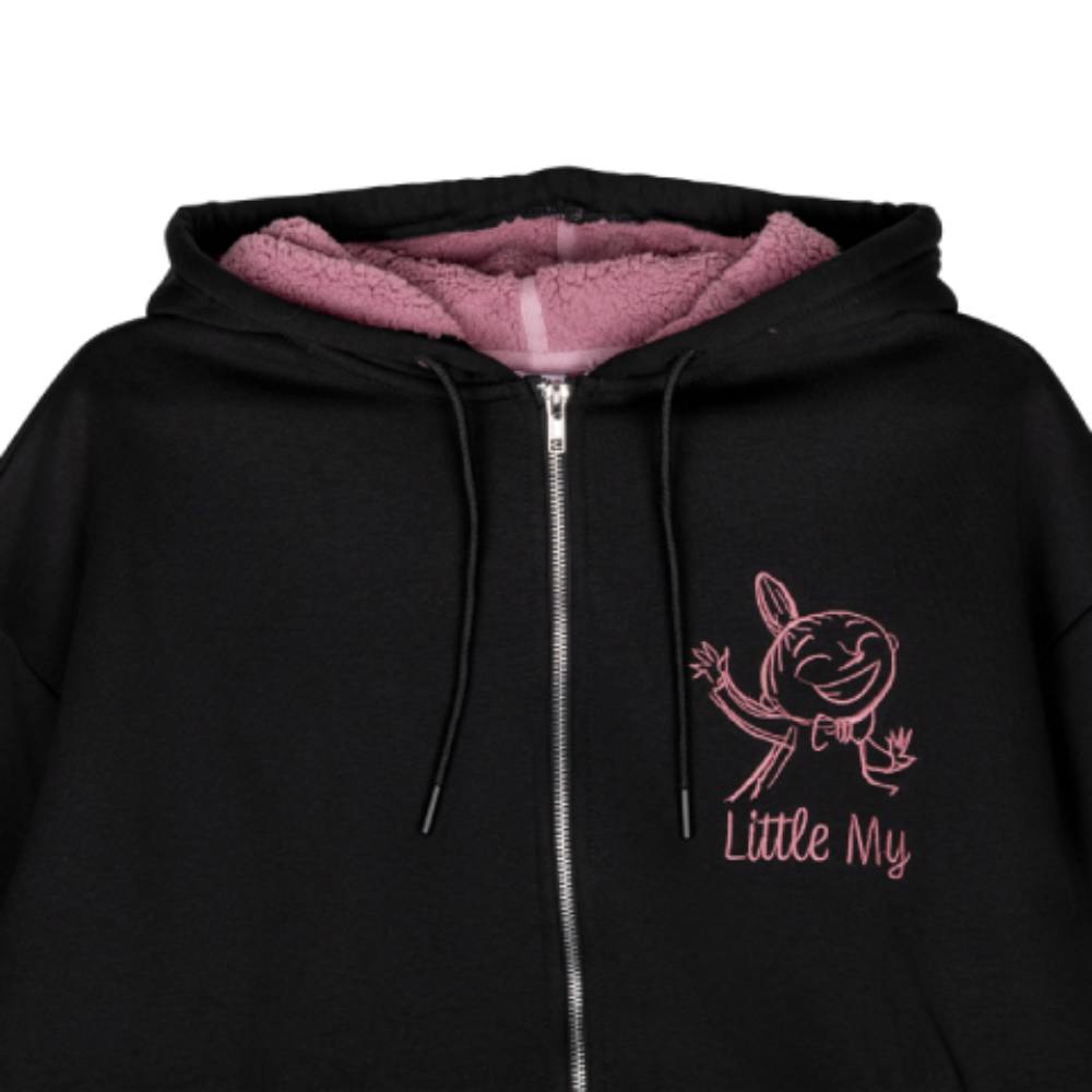 Little My Winter Hoodie Black - The Official Moomin Shop
