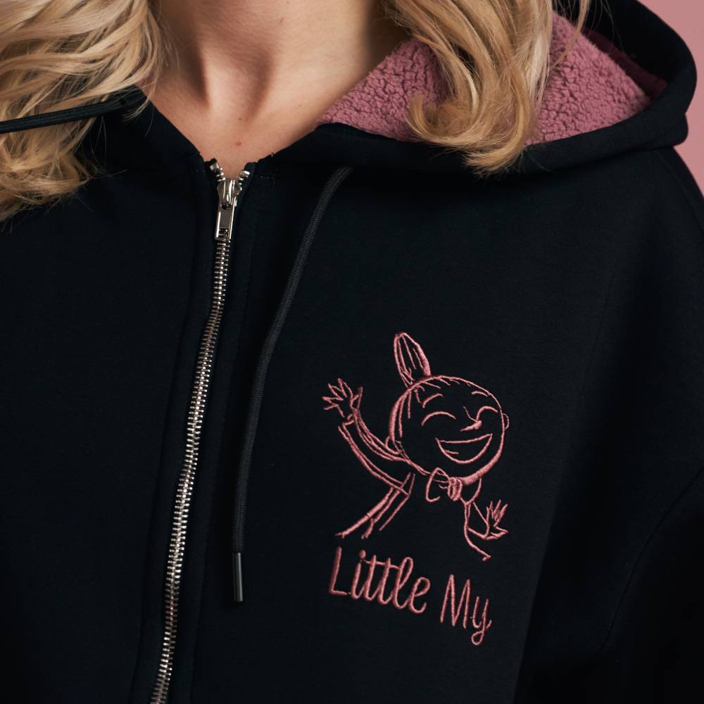Little My Winter Hoodie Black - The Official Moomin Shop