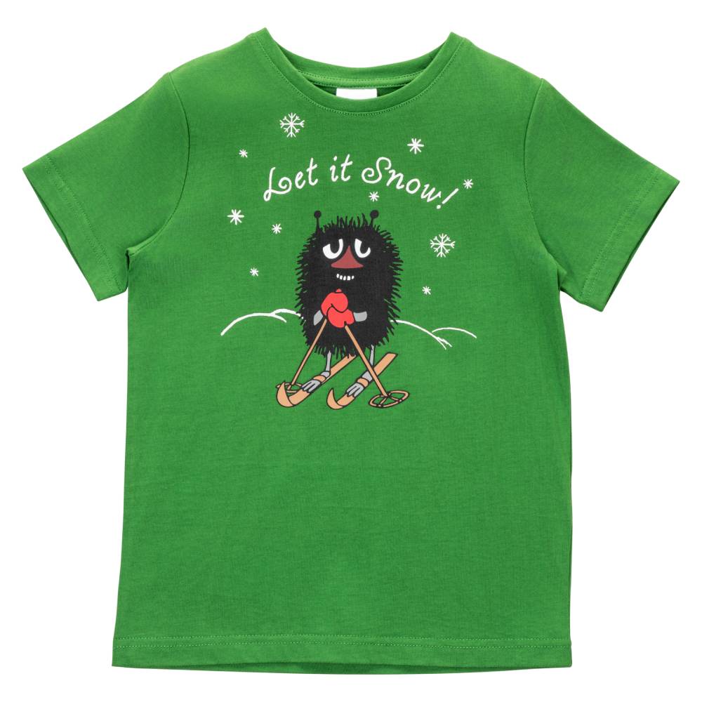 Stinky Winter Kids T-shirt Green - The Official Moomin Shop