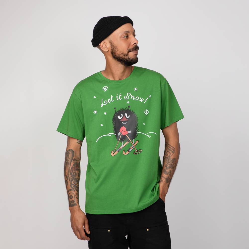 Stinky Winter Adults T-shirt Green - The Official Moomin Shop