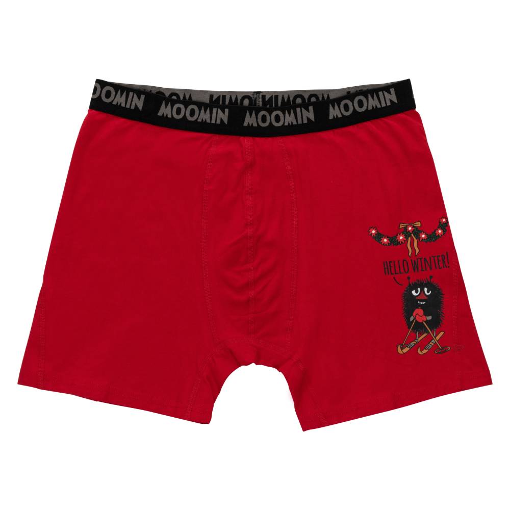 Stinky Winter Boxers Red - The Official Moomin Shop
