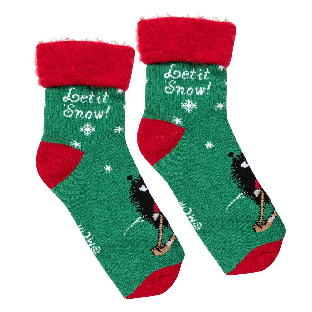 Stinky Winter Fluffy Socks Green - The Official Moomin Shop