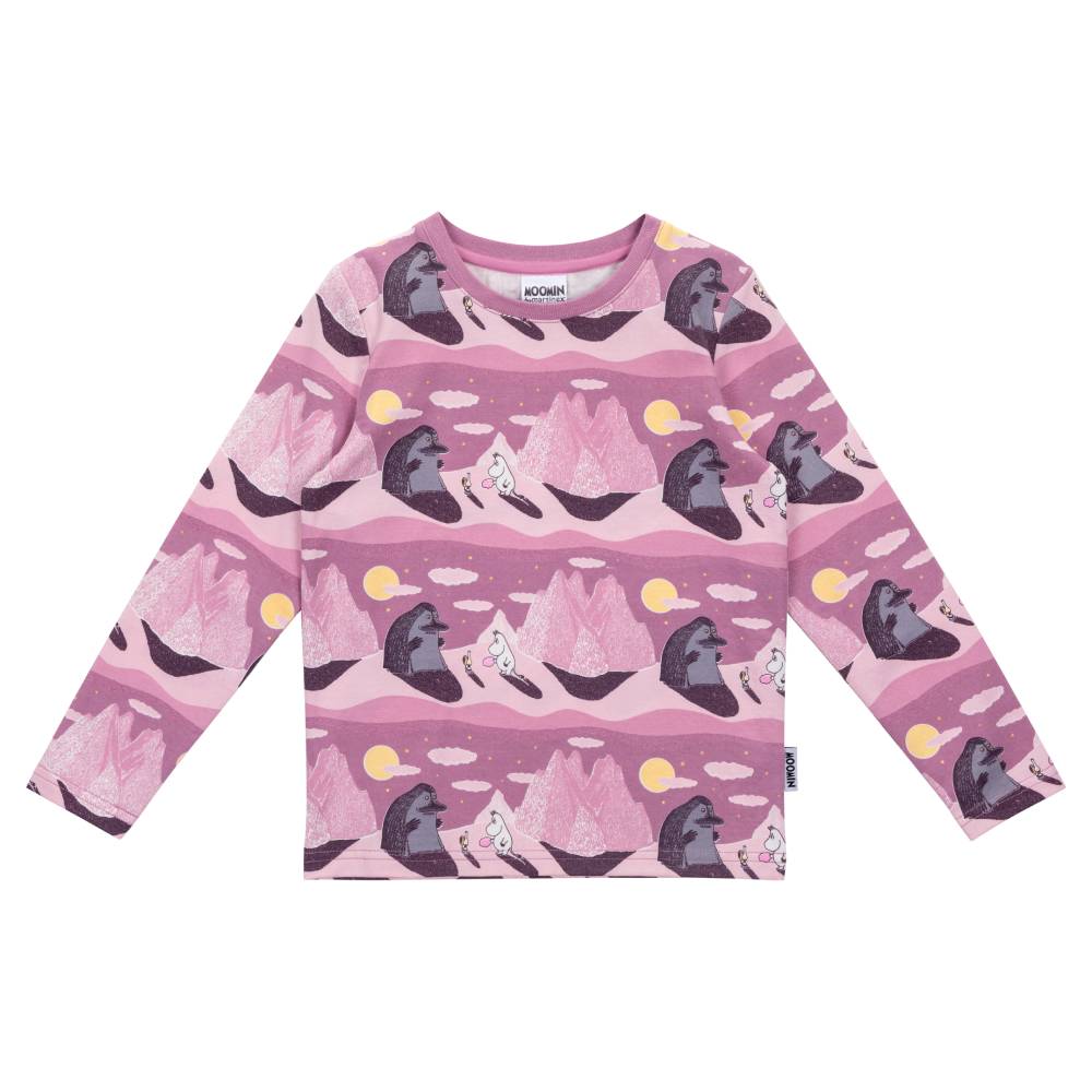 Moomin Night Sky Shirt Pink - The Official Moomin Shop