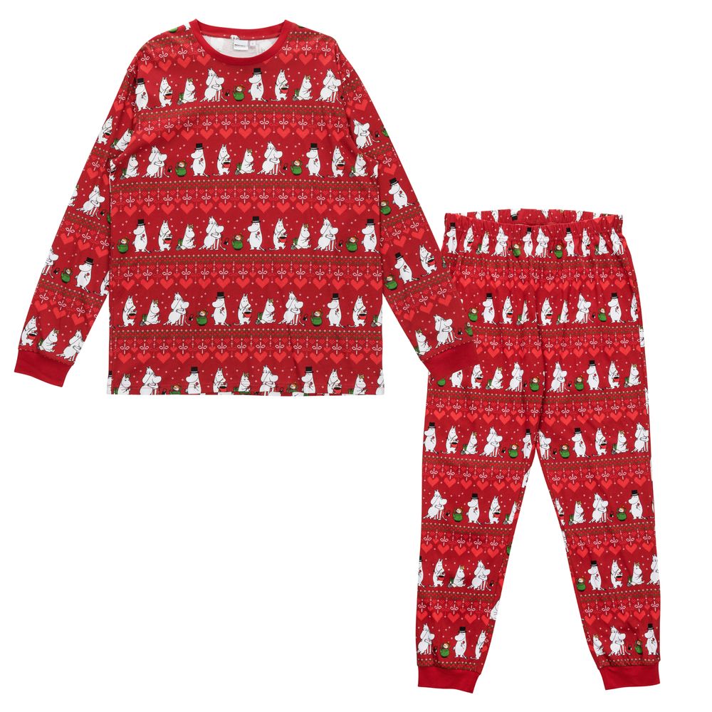 Moomin Winter Heart Pyjamas for Family Bundle