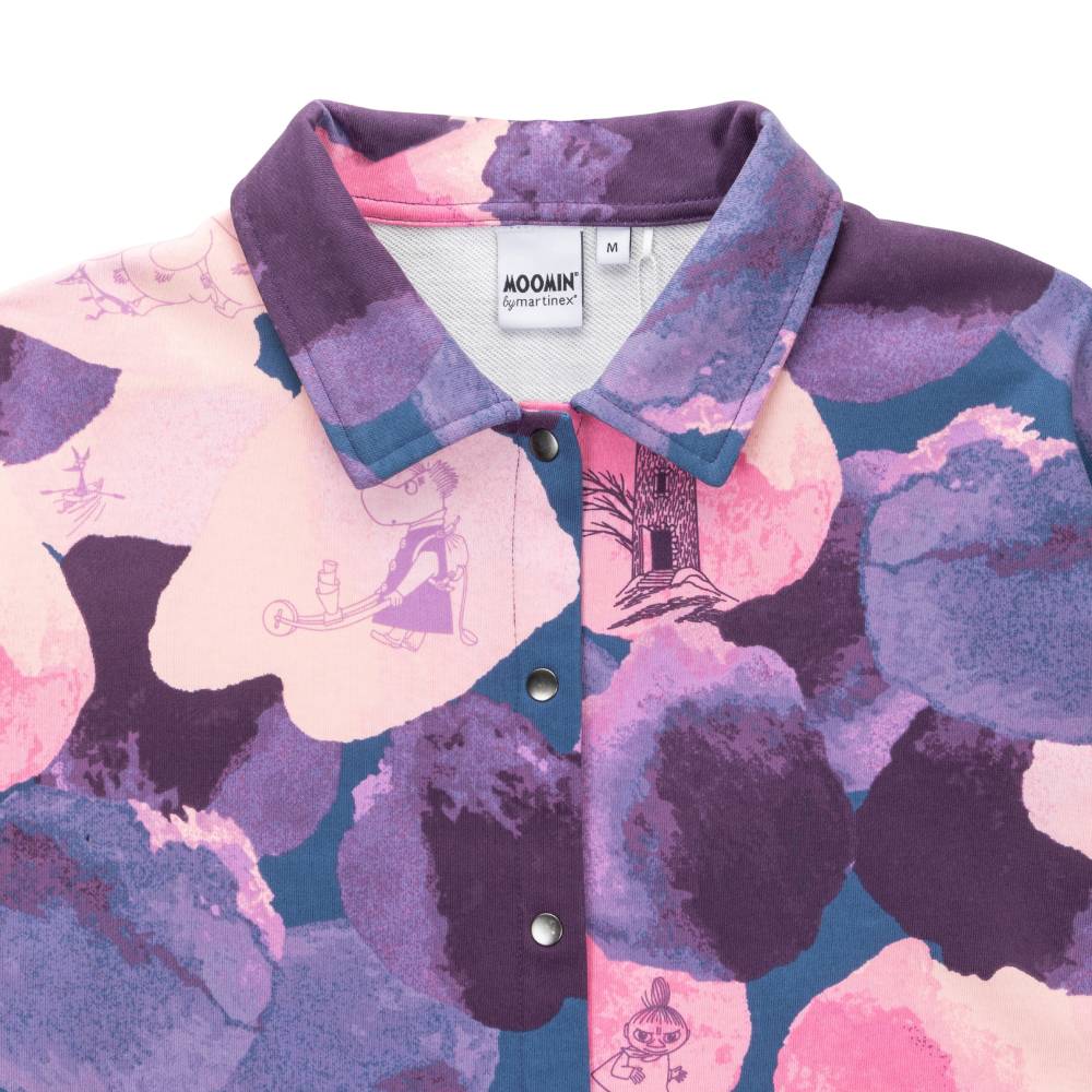 Moomin Haze Shirt-dress Magenta - The Official Moomin Shop