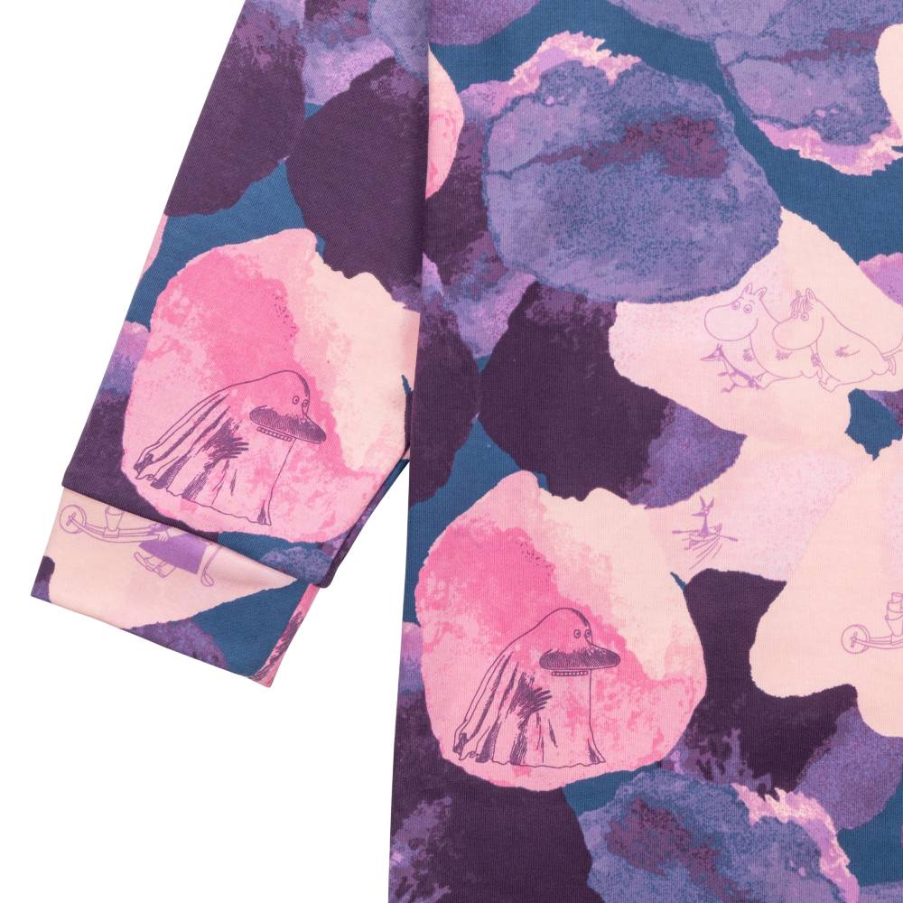 Moomin Haze Shirt-dress Magenta - The Official Moomin Shop