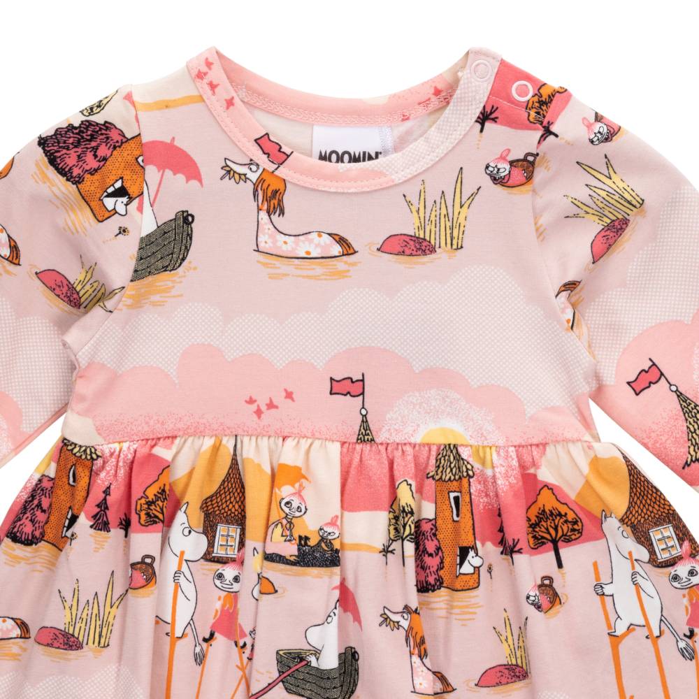 Moomin Deluge Bodysuit Dress Beige - The Official Moomin Shop