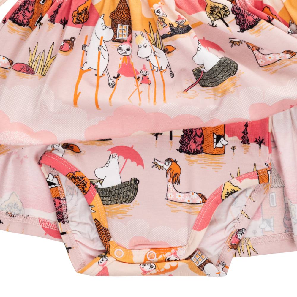 Moomin Deluge Bodysuit Dress Beige - The Official Moomin Shop