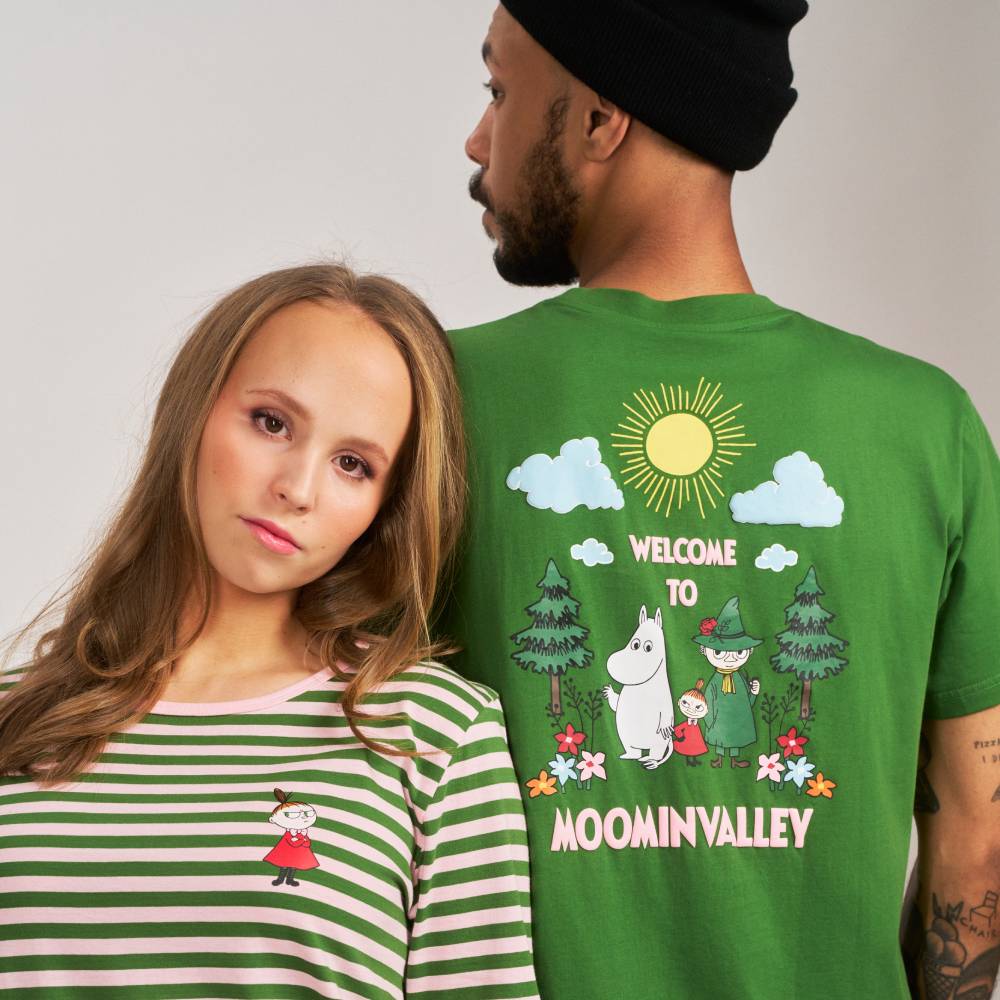 Moomin Welcome T-shirt Green - The Official Moomin Shop