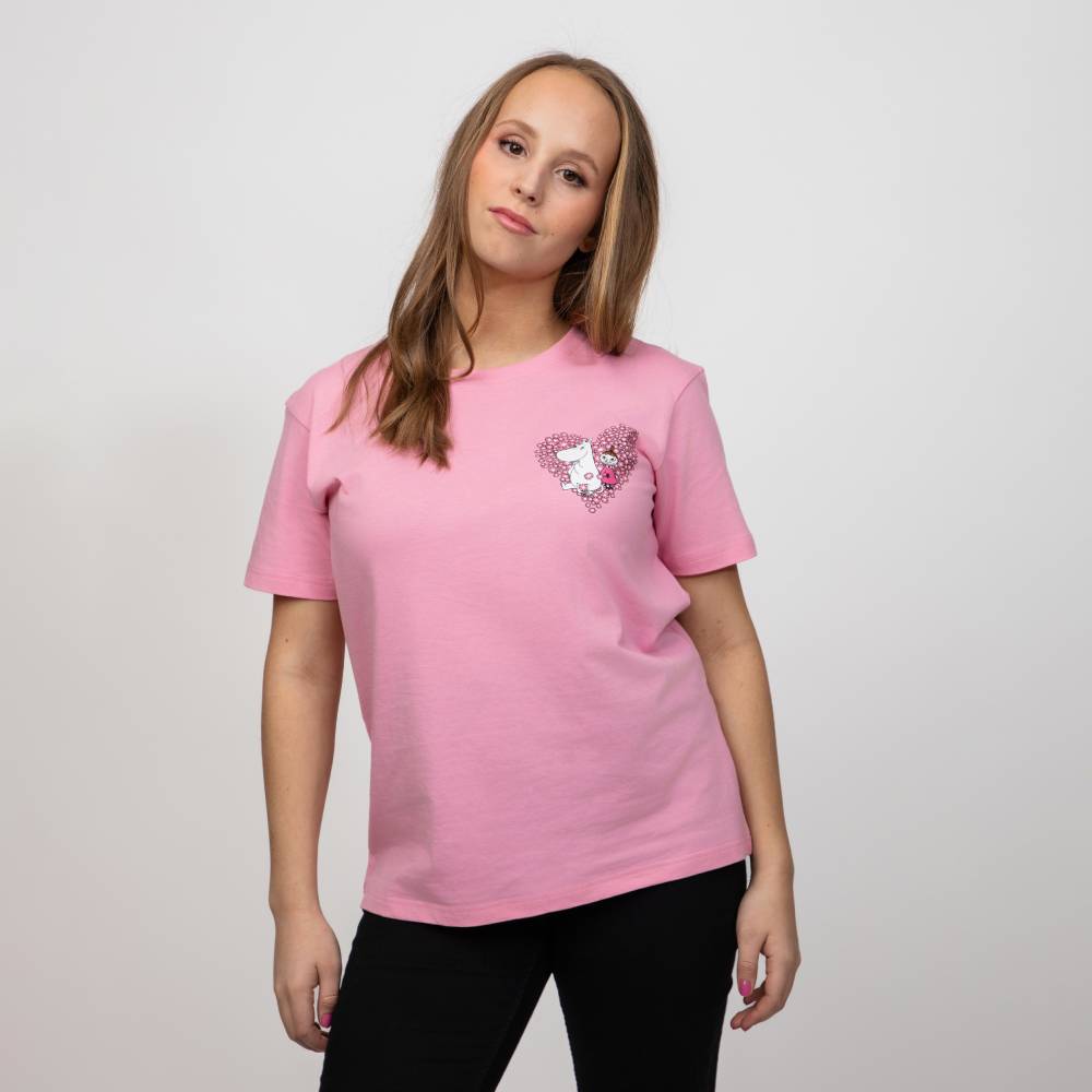 Moomin Friends T-shirt Pink - The Official Moomin Shop