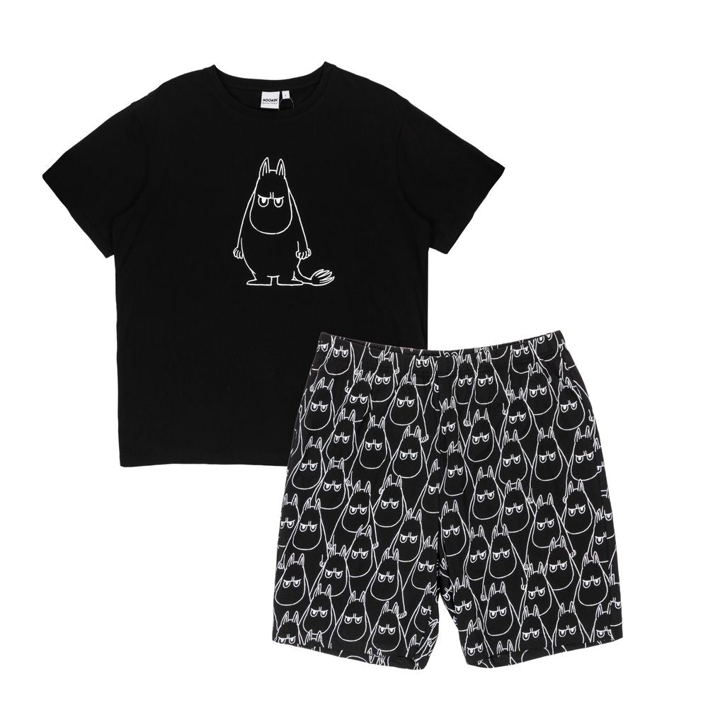 Moomintroll Angry Short-set Black - The Official Moomin Shop