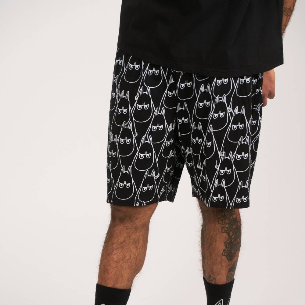 Moomintroll Angry Short-set Black - The Official Moomin Shop