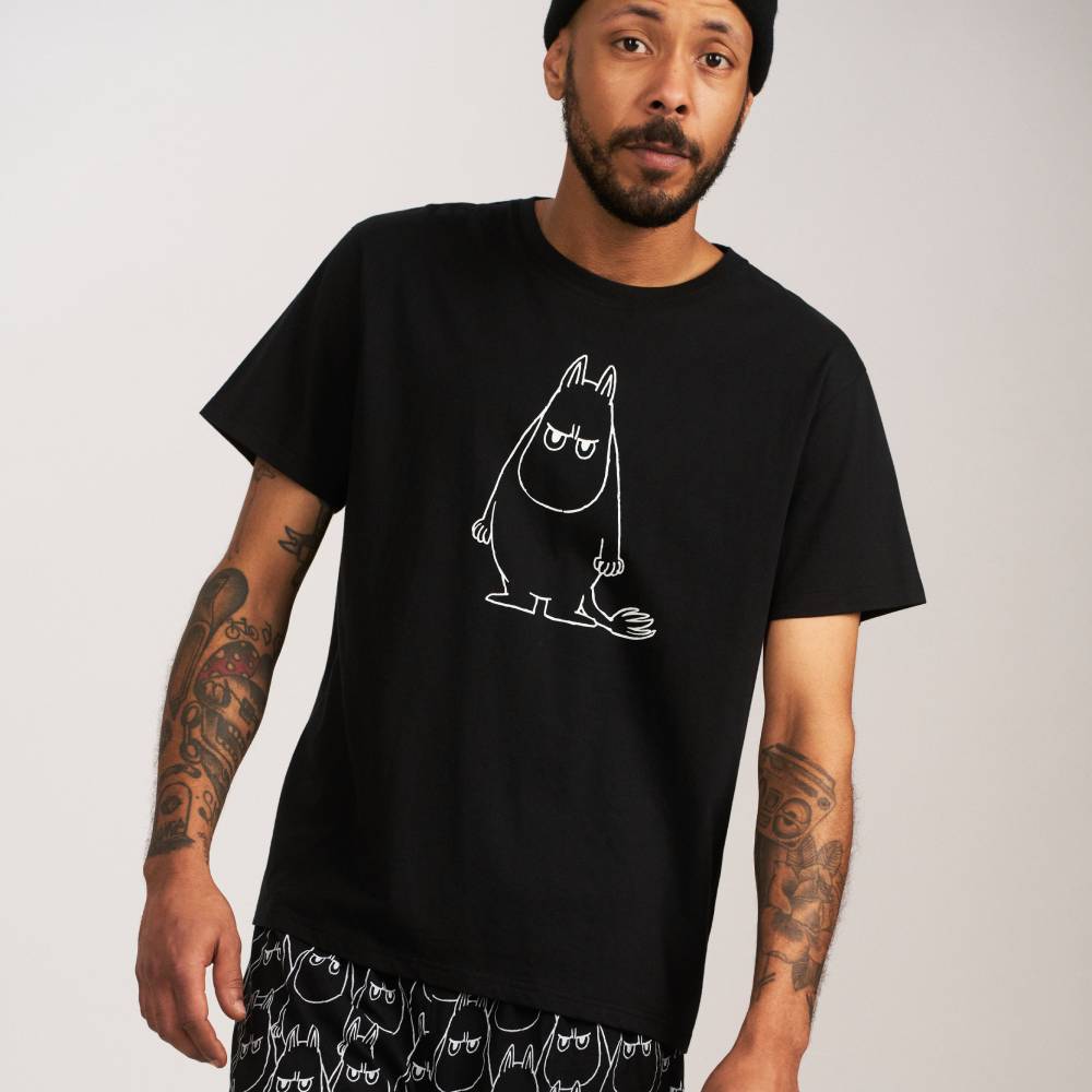 Moomintroll Angry Short-set Black - The Official Moomin Shop