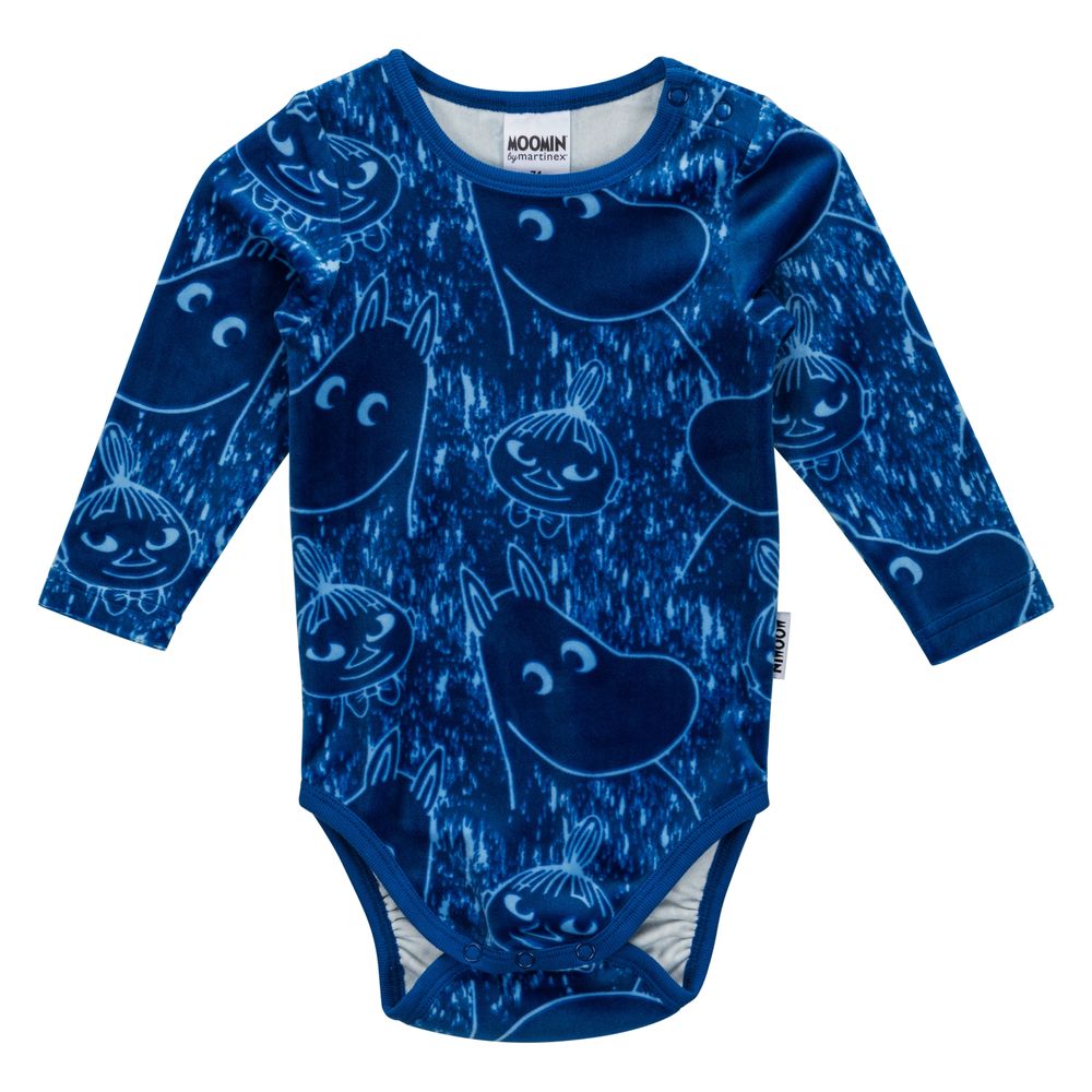 Moomin Smile Velour Body Blue - The Official Moomin Shop