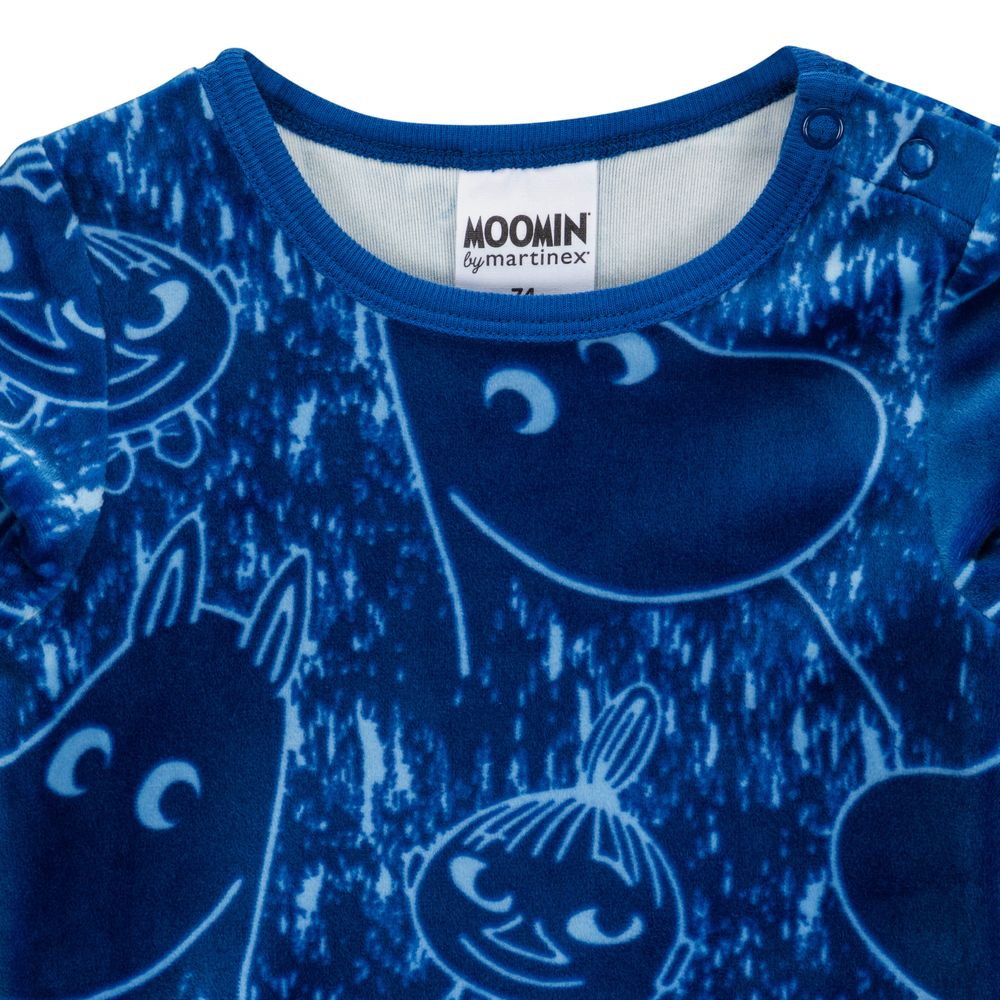Moomin Smile Velour Body Blue - The Official Moomin Shop
