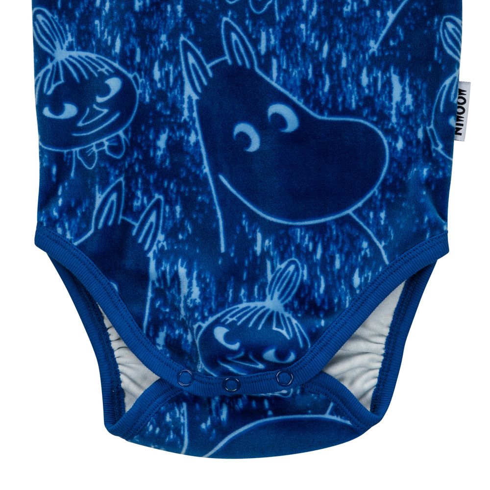 Moomin Smile Velour Body Blue - The Official Moomin Shop