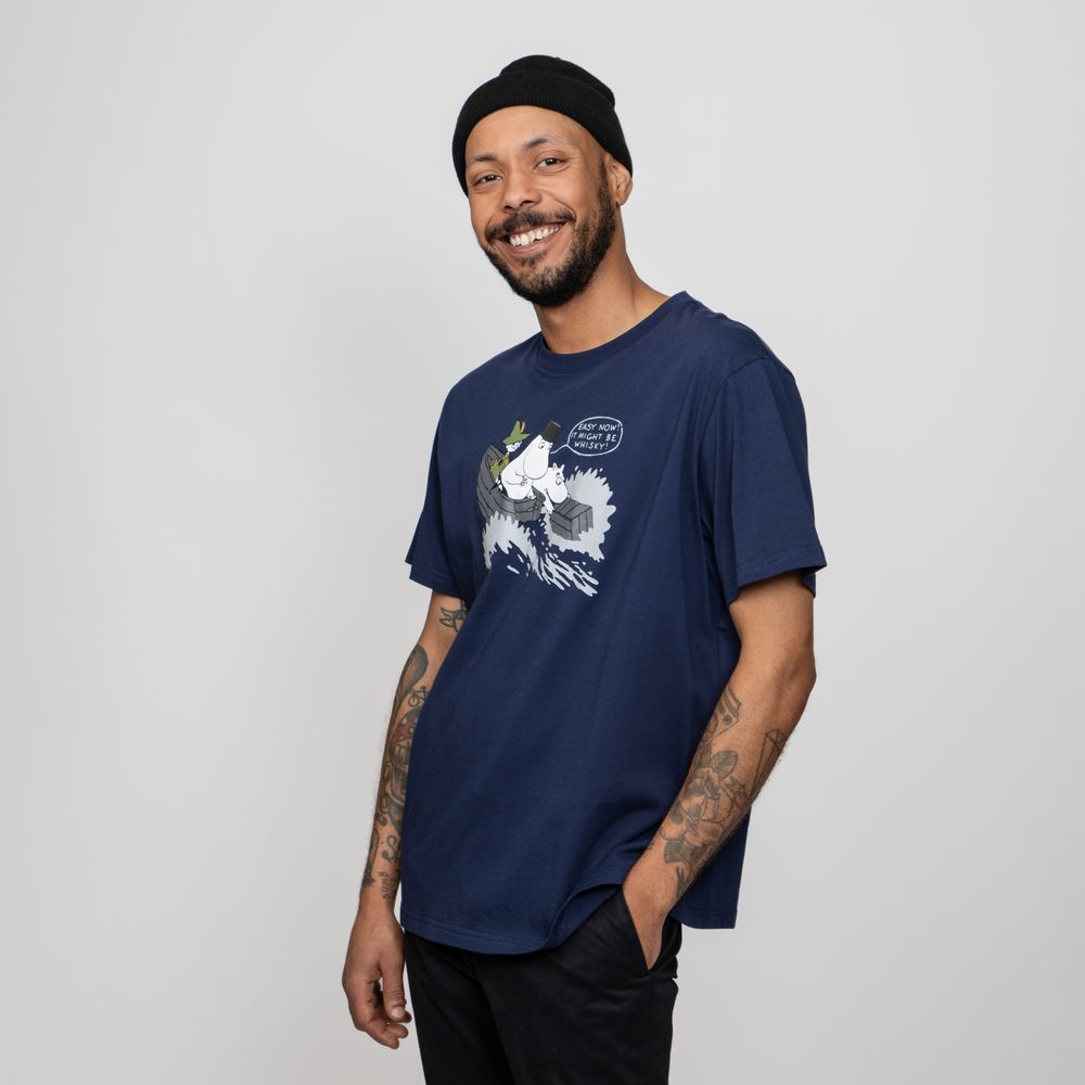 Moomin Whisky T-shirt Darkblue - The Official Moomin Shop