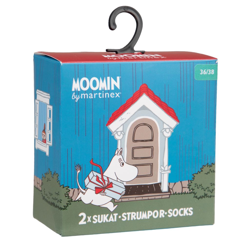 Moomintroll Socks Gift Set Black 2-pack