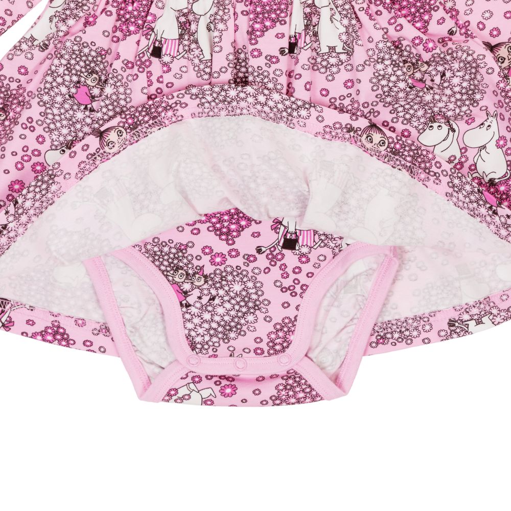 Moomin Friends Bodysuit Dress Pink - The Official Moomin Shop