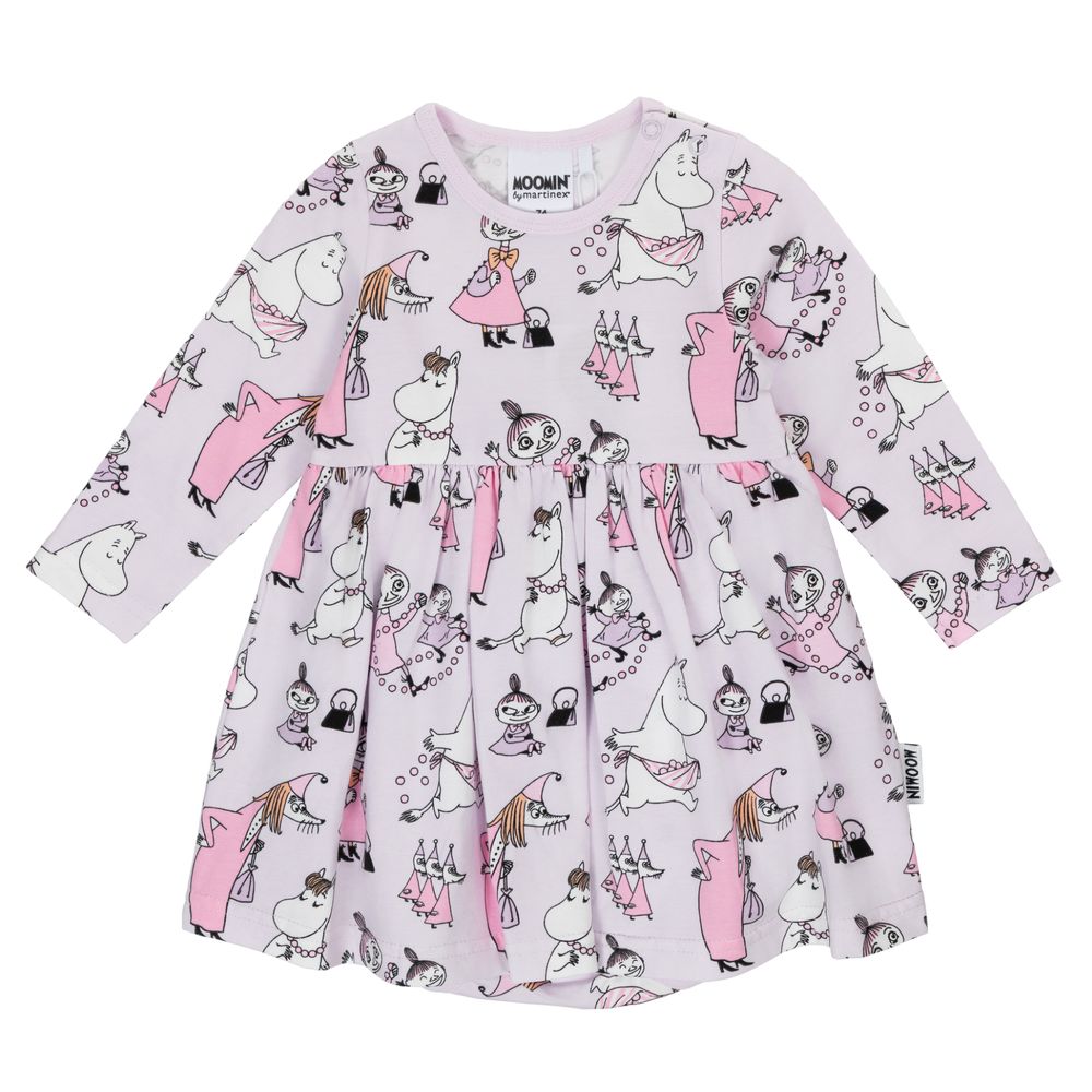 Moomin Pearl Play Bodysuit Dress Lilac - The Official Moomin Shop