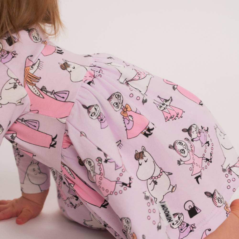 Moomin Pearl Play Bodysuit Dress Lilac - The Official Moomin Shop