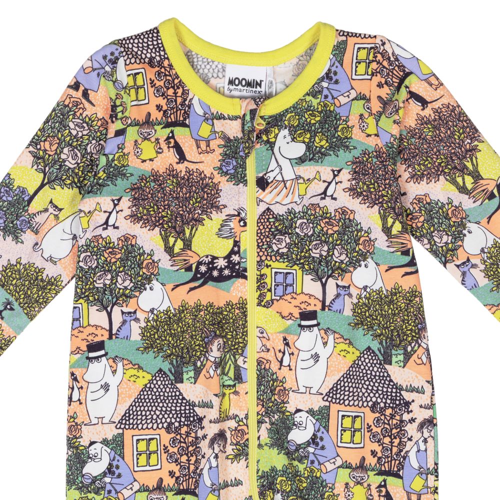 Moomin Rose Valley Pyjamas Yellow - The Official Moomin Shop