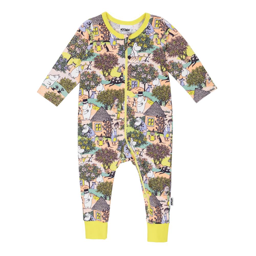 Moomin Rose Valley Pyjamas Yellow - The Official Moomin Shop